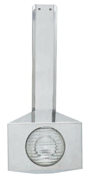 Прожектор навесной  из нерж. стали - угловой (300Вт/12В)  Pahlen (12280) Прожектор навесной  из нерж. стали - угловой (300Вт/12В)  Pahlen (12280)