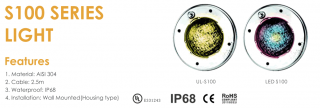 Прожектор из пластика (15Вт/12В) с LED- элементами Emaux LEDS-100PN (Opus) Прожектор из пластика (15Вт/12В) с LED- элементами Emaux LEDS-100PN (Opus)