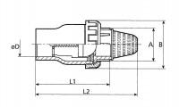 Обратный клапан с фильтром грубой очистки д. 63 1410063/1450063